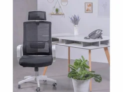 Nest Dream Silla De Escritorio|Silla de escritorio ergonómica en malla transpirable y reposacabezas ajustable - Mesh -