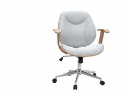 Miliboo Silla De Oficina|Silla de escritorio moderna tejido claro YORKE