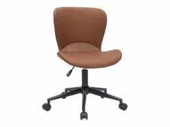 Silla de escritorio moderna marrón JOSH^Miliboo Outlet