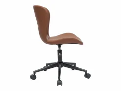 Silla de escritorio moderna marrón JOSH^Miliboo Outlet