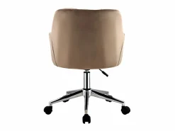Vente-unique Silla De Escritorio|Silla de escritorio terciopelo altura regulable PEGA