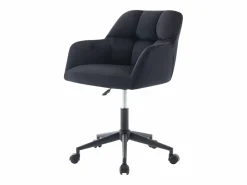 Vente-unique Silla De Escritorio|Silla de escritorio terciopelo altura regulable - PEGA de Pascal Morabito