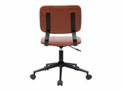 Silla de escritorio vintage marrón LAB^Miliboo Clearance