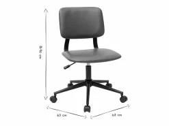 Silla de escritorio vintage marrón LAB^Miliboo Clearance