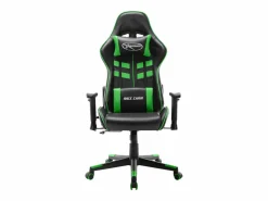 Silla de gaming de cuero sintético negro y^vidaxl Hot