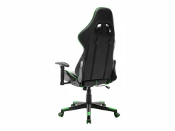 Silla de gaming de cuero sintético negro y^vidaxl Hot