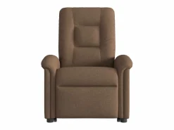 Sillón De Masaje|Silla de masaje reclinable de pie de tela marrón SHL7276