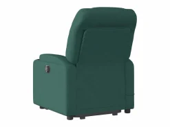 Sillón De Masaje|Silla de masaje reclinable de pie de tela verde oscura SHL2214