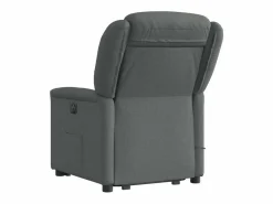 Silla de masaje reclinable de pie de tela gris oscuro SHL6255^ Clearance