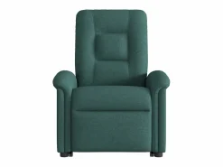 Sillón De Masaje|Silla de masaje reclinable de pie de tela verde oscura SHL3782