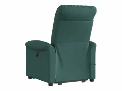 Sillón De Masaje|Silla de masaje reclinable de pie de tela verde oscura SHL3782