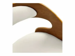 Rendez-Vous Déco Silla De Escritorio|Silla de oficina con ruedas en madera y PU - Louis