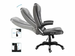 Silla de oficina de cuero sintético^vidaxl Best