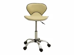 vidaxl Taburete De Oficina|Silla de oficina de cuero sintético