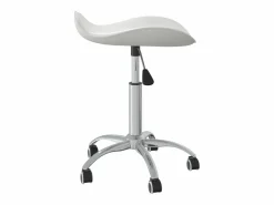 Clicnbuy Taburete De Oficina|Silla de oficina de cuero sintético