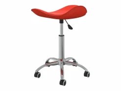 Clicnbuy Silla de oficina de cuero sintético Rojo Best