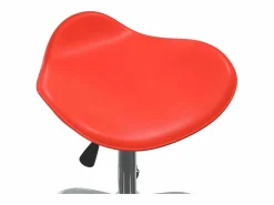 Clicnbuy Silla de oficina de cuero sintético Rojo Best