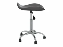 Clicnbuy Silla de oficina de cuero sintético Gris Online