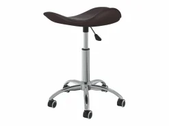 Silla de oficina de cuero sintético marrón^vidaxl Discount