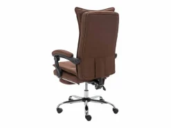 vidaxl Silla De Oficina|Silla de oficina de masaje de tela marrón