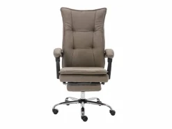 vidaxl Silla de oficina de masaje de tela gris taupé Topo Online