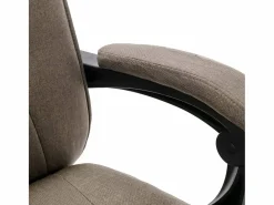 vidaxl Silla de oficina de masaje de tela gris taupé Topo Online