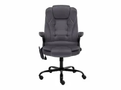 Silla de oficina de masaje terciopelo oscuro^vidaxl Sale