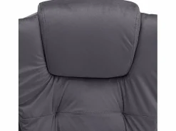 Silla de oficina de masaje terciopelo oscuro^vidaxl Sale