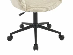 Vente-unique Silla De Escritorio|Silla de oficina de pana color - MARENZIA