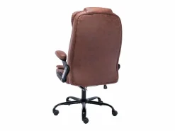 vidaxl Silla De Oficina|Silla de oficina de piel de ante sintética marrón
