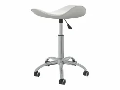 Silla de oficina de piel sintética blanca Blanco Online