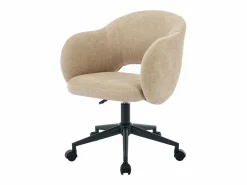 Vente-unique Silla De Escritorio|Silla de oficina de tela texturizada - ACACILIO