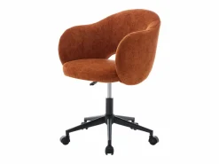 Silla de oficina de tela texturizada color - ACACILIO^Vente-unique Online