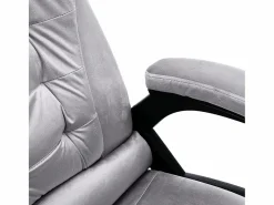 vidaxl Silla De Oficina|Silla de oficina de terciopelo claro
