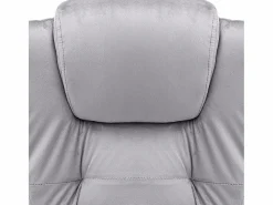 vidaxl Silla De Oficina|Silla de oficina de terciopelo claro