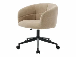 Vente-unique Silla De Escritorio|Silla de oficina en tejido texturizado - NOMITIO