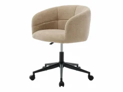 Vente-unique Silla De Escritorio|Silla de oficina en tejido texturizado - NOMITIO