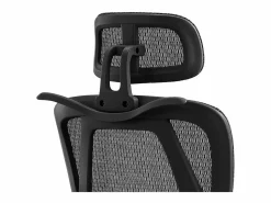 ADEC Silla de oficina Ergo altura regulable transpirable 118-124x70x70 cm Negro Best