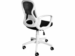 Kayelles Silla De Escritorio|Silla de oficina ergonómica, asiento de malla reclinable, soporte lumbar, altura ajustable, giratorio, ruedas suaves FEST