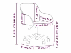 Silla de oficina giratoria de terciopelo claro^Clicnbuy New