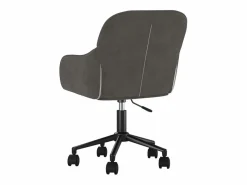 Clicnbuy Silla De Escritorio|Silla de oficina giratoria de terciopelo oscuro