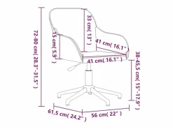 Silla de oficina giratoria de terciopelo tinto^Clicnbuy Discount