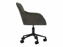 Silla De Escritorio|Silla de oficina giratoria de terciopelo oscuro ES543929