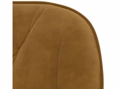 Clicnbuy Silla de oficina giratoria de terciopelo marrón Marru00f3n Discount