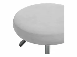 Silla de oficina giratoria de terciopelo gris claro^ Online