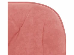 Clicnbuy Silla de oficina giratoria de terciopelo Rosa Best