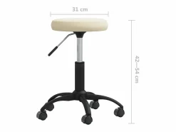 Silla de oficina giratoria de terciopelo^Clicnbuy Online
