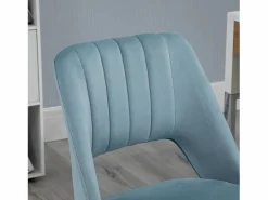Silla de oficina giratoria, altura regulable, terciopelo , ergonómica (49x60x91 cm)^ New