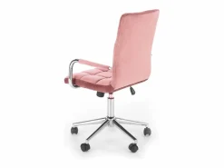 MSO Silla De Oficina|Silla de oficina infantil MAC de terciopelo con estructura de metal cromado
