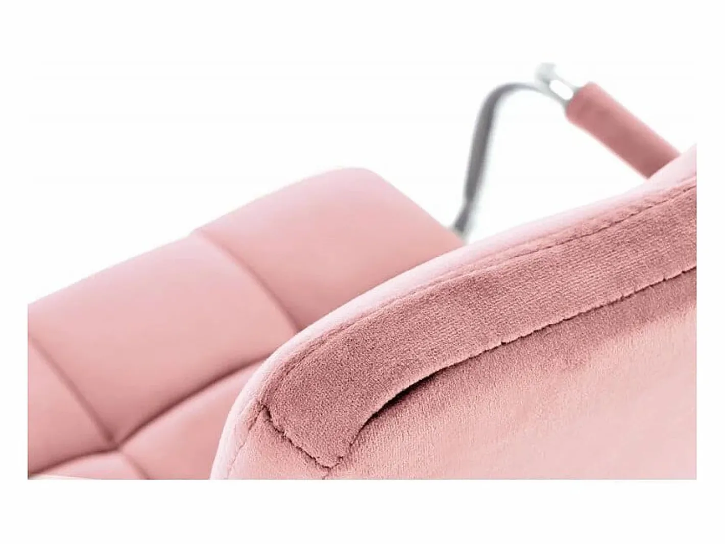 MSO Silla De Oficina|Silla de oficina infantil MAC de terciopelo con estructura de metal cromado